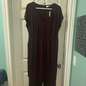 NWT burgundy romper